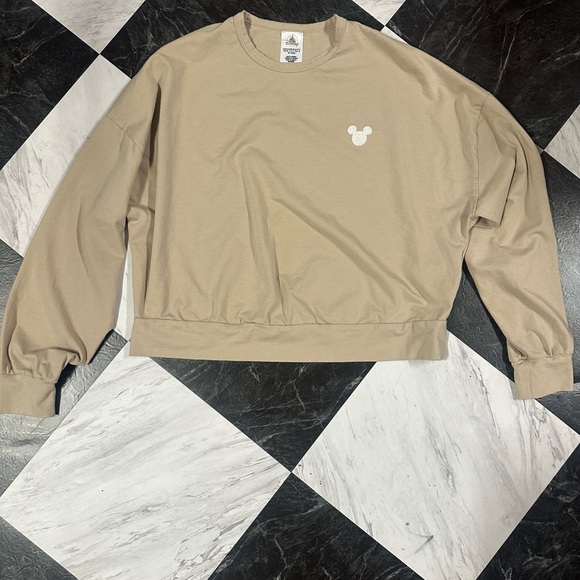 Disney Taupe Apparel with Iconic Logo - Picture 1 of 4